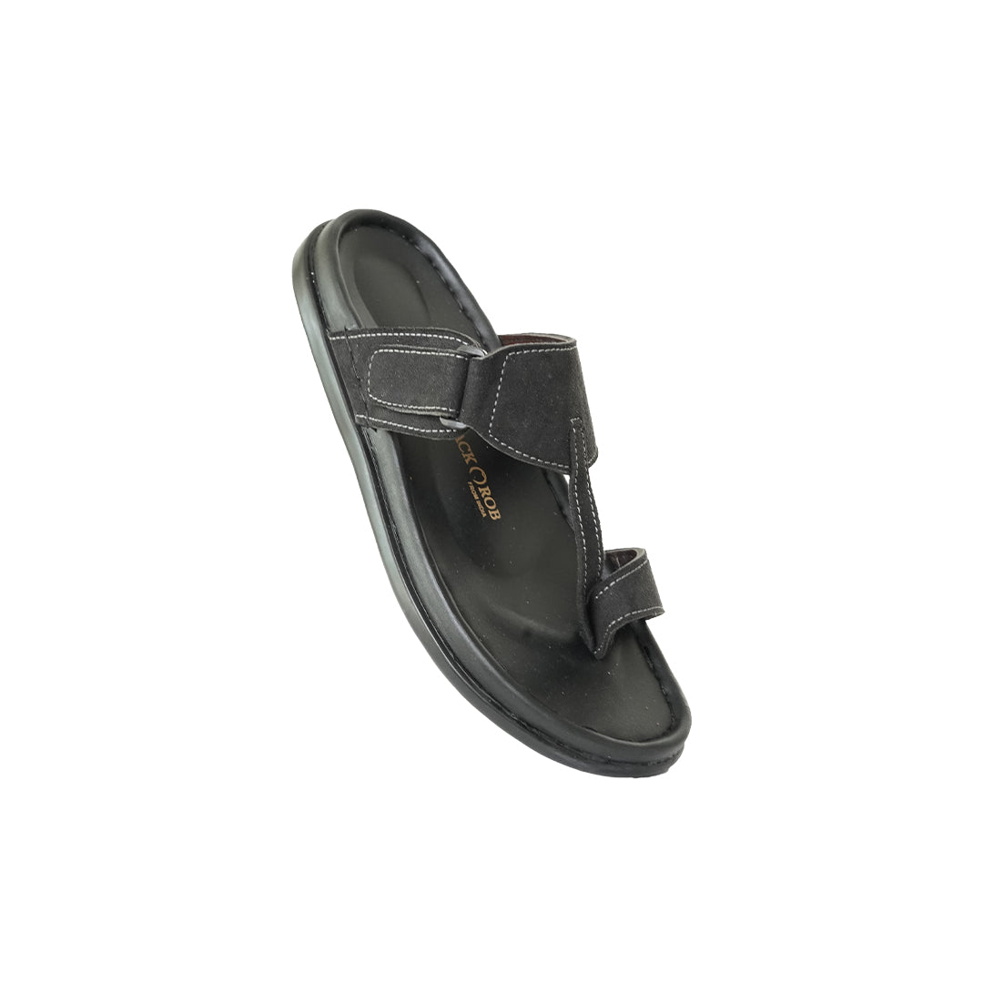 men’s leather toe ring sandal